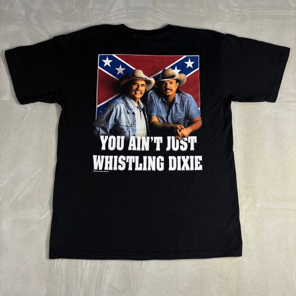 Vintage 2005 Bellamy Brothers 'You Ain't Just Whistling Dixie' T-Shirt Sz Large